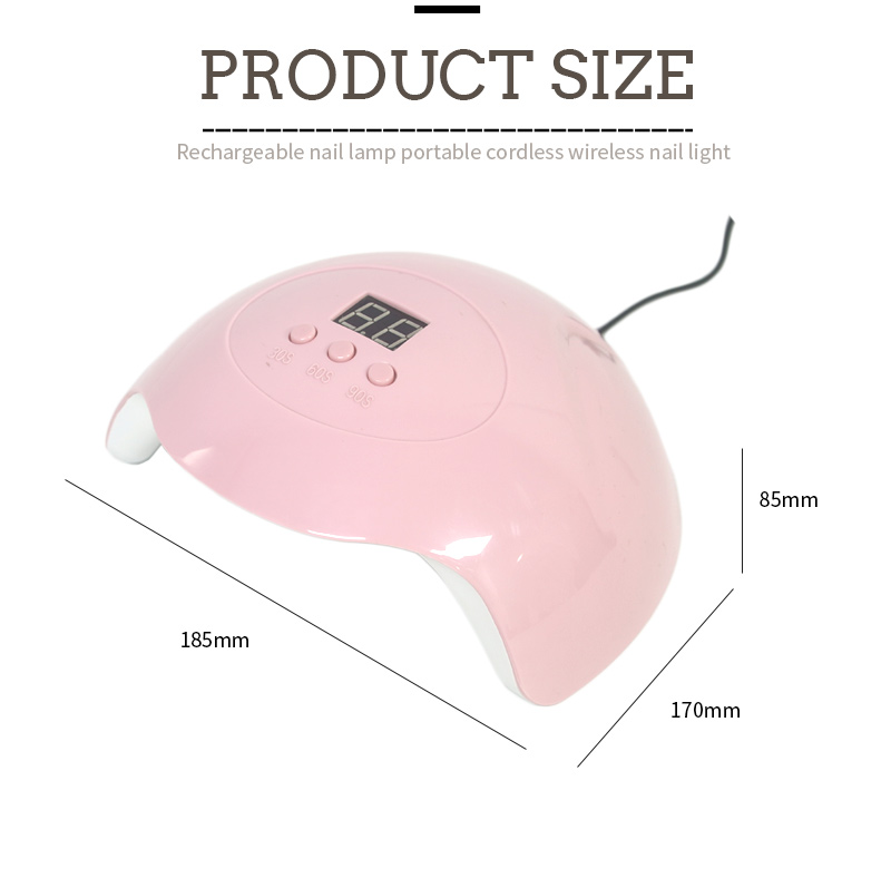 Low Heat Nail Lamp Gentle on Sensitive Nails