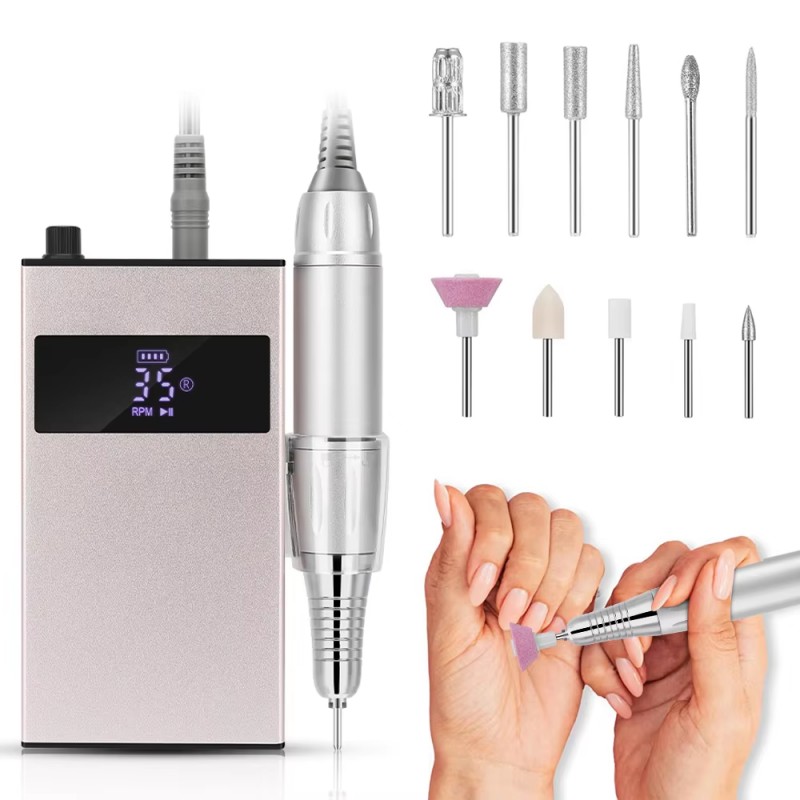 Støjsvagt bærbart sømboresæt