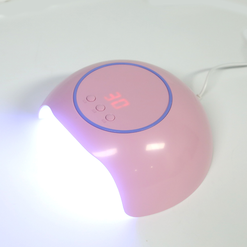 Mini lyserød neglelampe