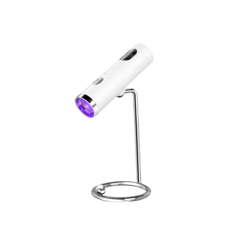 Mini roterende en-finger neglelampe
